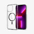 ACS03210 - iPhone 13 Pro Max Case Ultra Hybrid Mag Safe Compatible in white showing the back